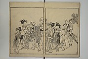 People of Yamato (Japan) Picture Album (Yamato jinbutsu gafu) 倭人物画譜, Yamaguchi Soken 山口素絢 (Japanese, 1759–1818), Set of three woodblock printed books; ink on paper, Japan
