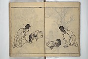 People of Yamato (Japan) Picture Album (Yamato jinbutsu gafu) Second series 倭人物画譜 後編, Yamaguchi Soken 山口素絢 (Japanese, 1759–1818), Woodblock printed book; ink on paper, Japan