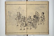 People of Yamato (Japan) Picture Album (Yamato jinbutsu gafu) Second series 倭人物画譜 後編, Yamaguchi Soken 山口素絢 (Japanese, 1759–1818), Woodblock printed book; ink on paper, Japan