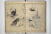 People of Yamato (Japan) Picture Album (Yamato jinbutsu gafu) Second series 倭人物画譜 後編, Yamaguchi Soken 山口素絢 (Japanese, 1759–1818), Woodblock printed book; ink on paper, Japan