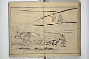 People of Yamato (Japan) Picture Album (Yamato jinbutsu gafu) Second series 倭人物画譜 後編, Yamaguchi Soken 山口素絢 (Japanese, 1759–1818), Woodblock printed book; ink on paper, Japan