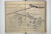 People of Yamato (Japan) Picture Album (Yamato jinbutsu gafu) Second series 倭人物画譜 後編, Yamaguchi Soken 山口素絢 (Japanese, 1759–1818), Woodblock printed book; ink on paper, Japan