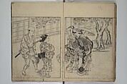 Picture Book of the Evergreens (Ehon tokiwagusa) 繪本常盤草, Nishikawa Sukenobu 西川祐信 (Japanese, 1671–1750), Woodblock-printed book; ink and hand-coloring on paper, Japan