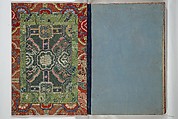 Picture Album of Landscapes by Yi Fujiu and Ike no Taiga (I Fukyū Ike no Taiga sansui gafu) 伊桴鳩池大雅山水画譜; 山水画譜(さんすいがふ), Nakagawa Tenju (Japanese, 1727–1795), Set of two woodblock-printed books bound as one volume; ink on paper, Japan