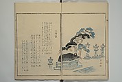 Gathering of the Jewels (Tama hiroi), Nukina Kaioku 貫名海屋 (Japanese, 1778–1863), Set of two woodblock printed books; ink and color on paper, Japan