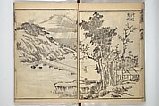 Tōkei Picture Album (Tōkei gafu, fusatsu), Supplementary Series 東渓画譜 附冊, Ogura Tōkei 小倉東渓 (Japanese, active second half of the 18th century), Woodblock printed book; ink on paper, Japan