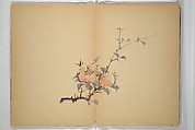 Untitled Album of Seventeen Sketches of Birds, Fowers and Landscapes, Shōfusai Tōsen 東泉? (Japanese, active second half of the 19th century), Woodblock printed book; ink and color on paper, Japan