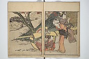 Picture Book on Flowers of the Four Seasons (Ehon shiki no hana) 絵本四季花, Kitagawa Utamaro 喜多川歌麿 (Japanese, ca. 1754–1806), Set of two woodblock printed books; ink and color on paper, Japan