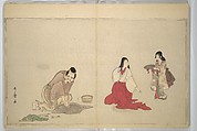 The Colors of Spring (Haru no iro) 春の色, Kitagawa Utamaro 喜多川歌麿 (Japanese, ca. 1754–1806), Woodblock printed book; ink, color, and metallic pigments on paper, Japan