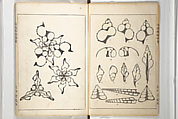 Shell Motifs (Kaigara dammen zuan) 貝殻断面図案, Yoichirō Hirase 平瀬 與一郎 (Japanese, 1859–1925), Woodblock printed book; ink and color on paper, Japan