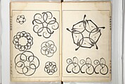 Shell Motifs (Kaigara dammen zuan) 貝殻断面図案, Yoichirō Hirase 平瀬 與一郎 (Japanese, 1859–1925), Woodblock printed book; ink and color on paper, Japan