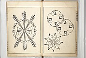 Shell Motifs (Kaigara dammen zuan) 貝殻断面図案, Yoichirō Hirase 平瀬 與一郎 (Japanese, 1859–1925), Woodblock printed book; ink and color on paper, Japan