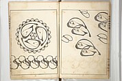 Shell Motifs (Kaigara dammen zuan) 貝殻断面図案, Yoichirō Hirase 平瀬 與一郎 (Japanese, 1859–1925), Woodblock printed book; ink and color on paper, Japan