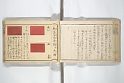 Compendium of Designs (Tekagami moyō setsuyō) 手鑑模様節用, Umemaru Yūzen 梅丸友染 (Japanese, active late 18th century), Woodblock printed book; ink, color, and mica on paper, Japan
