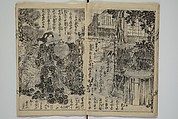 Chaps. 4, 5 of Legends of the Dog Warriors (Hakkenden) 八犬伝；版下絵, Utagawa Yoshimune 歌川 芳宗 (Japanese, 1817–1880), Three books (in hanshita-e form); ink and light colors on paper, Japan