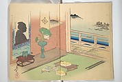No Shadow in Any Nook or Corner (Kuma naki kage) くまにき影, Shibata Zeshin 柴田是真 (Japanese, 1807–1891)  , et al, Woodblock printed book; ink and color on paper, Japan
