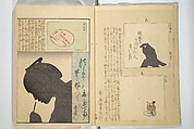 No Shadow in Any Nook or Corner (Kuma naki kage) くまにき影, Shibata Zeshin 柴田是真 (Japanese, 1807–1891)  , et al, Woodblock printed book; ink and color on paper, Japan