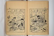 Compendium on Osaka Publications (A Book of Reproductions of Osaka Prints and Text), Unidentified artist Japanese, after various Osaka artists, Woodblock printed book; ink on paper, Japan