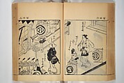 Compendium on Osaka Publications (A Book of Reproductions of Osaka Prints and Text), Unidentified artist Japanese, after various Osaka artists, Woodblock printed book; ink on paper, Japan