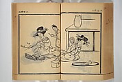 Compendium on Osaka Publications (A Book of Reproductions of Osaka Prints and Text), Unidentified artist Japanese, after various Osaka artists, Woodblock printed book; ink on paper, Japan