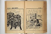 Compendium on Osaka Publications (A Book of Reproductions of Osaka Prints and Text), Unidentified artist Japanese, after various Osaka artists, Woodblock printed book; ink on paper, Japan