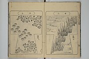 Book of Kosode Patterns (Hiinagata Ise no umi) 雛形伊勢乃海, Enoki Shinuemon Hironobu 榎木新右衛門 寛命 (Japanese, active mid- 18th century), Three woodblock-printed books bound as one; ink on paper, Japan