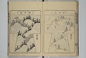 Book of Kosode Patterns (Hiinagata Ise no umi) 雛形伊勢乃海, Enoki Shinuemon Hironobu 榎木新右衛門 寛命 (Japanese, active mid- 18th century), Three woodblock-printed books bound as one; ink on paper, Japan