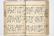 Handbook of Fashionable Cuisine for the Epicures of Edo (Edo ryūkō ryōri tsū taizen) 江戸流行料理通大全; 料理通初編&二編, Kuwagata Keisai 鍬形蕙斎 (Japanese, 1764–1824), Woodblock printed book; ink on paper, Japan