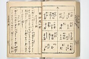 Handbook of Fashionable Cuisine for the Epicures of Edo (Edo ryūkō ryōri tsū taizen) 江戸流行料理通大全; 料理通初編&二編, Kuwagata Keisai 鍬形蕙斎 (Japanese, 1764–1824), Woodblock printed book; ink on paper, Japan