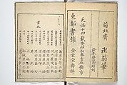 Old Manji’s Cursive Picture Album (Manji-ō sōhitsu gafu) 卍翁艸筆画譜, Katsushika Hokusai 葛飾北斎 (Japanese, Tokyo (Edo) 1760–1849 Tokyo (Edo)), Woodblock printed book; ink on paper, Japan