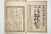 Mixed Verses on Jōruri (Puppet Theater) (Ehon jōruri zekku) 画本浄瑠璃絶句, Katsushika Hokusai 葛飾北斎 (Japanese, Tokyo (Edo) 1760–1849 Tokyo (Edo)), Woodblock printed book; ink on paper, Japan