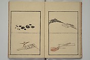 Vol. 1 of 5, Various Pictures by Keisai (Keisai soga) 蕙斎麁画; 讃科画圖蕙齋麁画(さんか がず けいさい そうが), Kuwagata Keisai 鍬形蕙斎 (Japanese, 1764–1824), Woodblock printed book; ink and color on paper, Japan