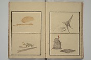 Vol. 1 of 5, Various Pictures by Keisai (Keisai soga) 蕙斎麁画; 讃科画圖蕙齋麁画(さんか がず けいさい そうが), Kuwagata Keisai 鍬形蕙斎 (Japanese, 1764–1824), Woodblock printed book; ink and color on paper, Japan
