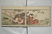 Picture Book of the Eternal Pines (Ehon chiyo no matsu), Suzuki Harunobu 鈴木春信 (Japanese, 1725–1770), Woodblock printed book; ink and color on paper, Japan