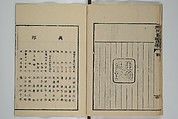 The Mustard Seed Garden Painting Manual (Yakubon Kaishien gaden) 譯本芥子園畫傳, Kashiwagi Jotei 柏木如亭 (Japanese, 1763–1819), Woodblock printed books; ink and color (on frontispiece only) on paper, Japan