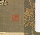 Luring the Sun Goddess Amaterasu Out of a Cave with Music; Death of the Historical Buddha, Kōno Bairei (Japanese, 1844–1895), Pair of hanging scrolls; ink, color, and gold on silk, Japan