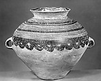 Jar with lugs, Earthenware with pigment, China
