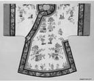 Woman's informal robe, Wool and silk, China