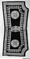Saddle Rug with Peony Roundels, Foundation: cotton; wool knotting, China