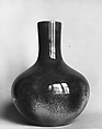 Bottle vase, Porcelain with Jun-type mottled glaze (Jingdezhen ware), China