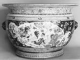 Basin, Porcelain painted in overglaze famille rose enamels, China