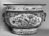Basin, Porcelain painted in overglaze famille rose enamels, China