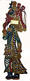 Shadow player, Donkey skin, cord, China