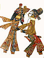 Shadow player, Donkey skin, cord, China