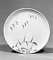 Dish, Porcelain with underglaze blue (Hizen ware), Japan