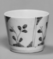 Soba cup, Porcelain with underglaze blue (Hizen ware), Japan