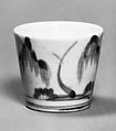 Soba cup, Porcelain with underglaze blue (Arita ware), Japan