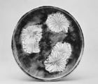 Plate with Chrysanthemum Design, Seto ware; stoneware with iron decoration, Japan