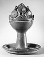 Incense Burner with Cover, Earthenware with green glaze, China