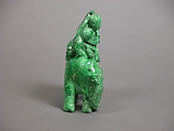 Elephant and two boys, Kosmochlor jadeitite, China